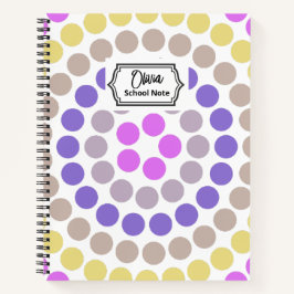 Cuaderno Útiles divertidos para el regreso a clases para ni