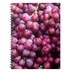Cuaderno Uvas de vino tinto