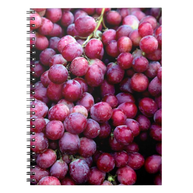 Cuaderno Uvas de vino tinto (Frente)