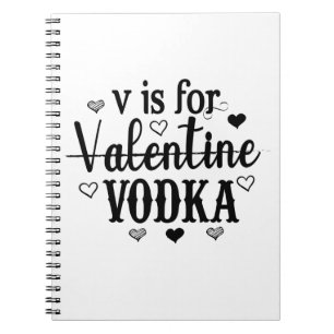 Cuaderno V Es Para Valentine Vodka-Vodka-Día de San Valentí