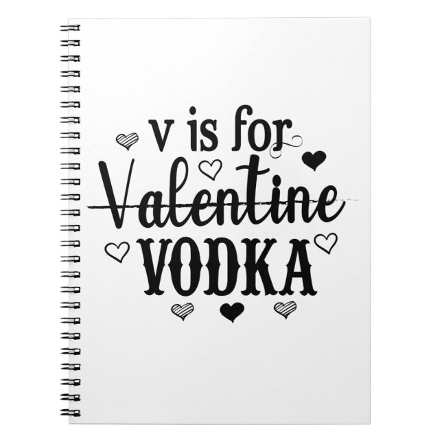 Cuaderno V Es Para Valentine Vodka-Vodka-Día de San Valentí (Frente)