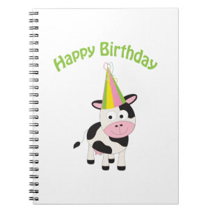 Cuaderno Vaca de cumpleaños