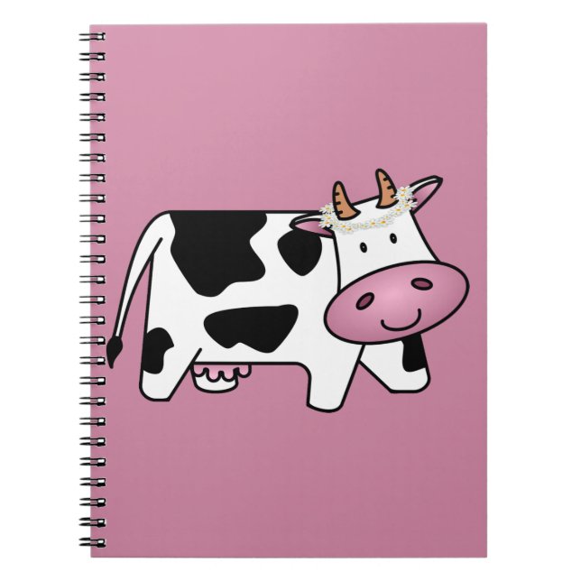 Cuaderno Vaca de pie con maricas (Frente)