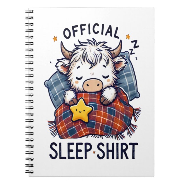 Cuaderno Vaca Highland, suspensión oficial (Frente)