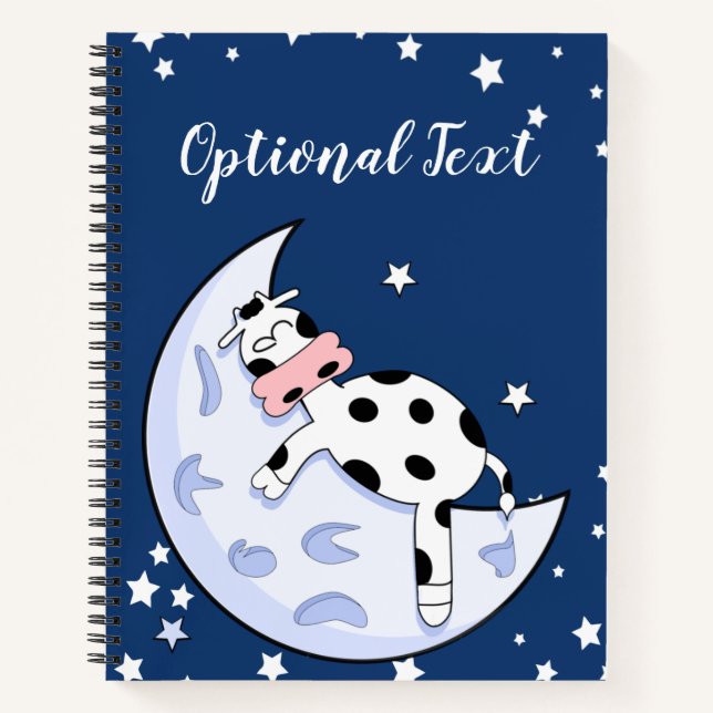 Cuaderno Vaca sobre la luna (Anverso)