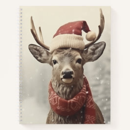 Cuaderno Vacaciones de los Navidades de Deer Santa