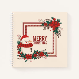 Cuaderno Vacaciones de Navidades de Snowman | Portátil