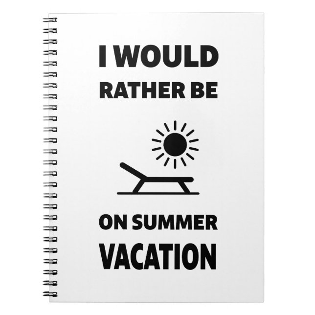 Cuaderno Vacaciones de verano | Volver a la edición escolar (Frente)