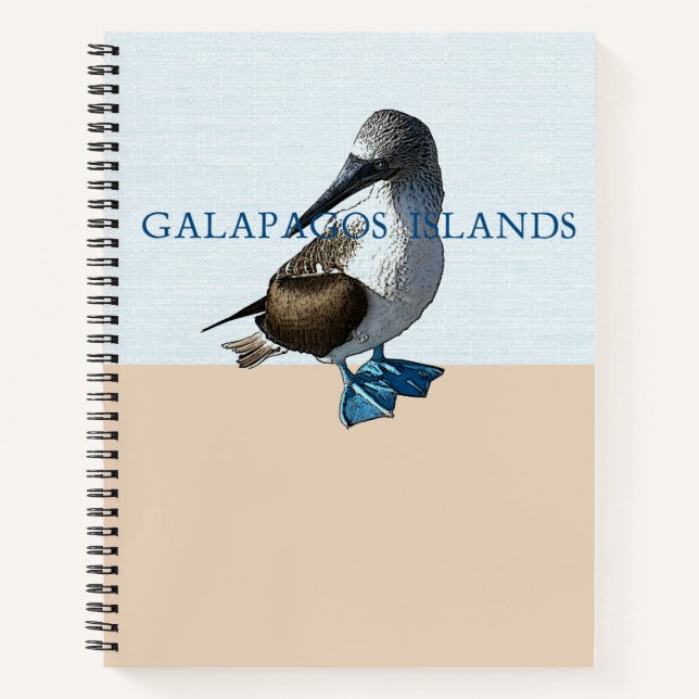 Cuaderno Vacaciones de viaje en las Islas Galápagos (Anverso)