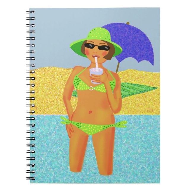 Cuaderno Vacaciones en la playa (Frente)