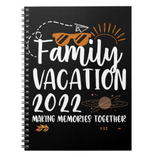 Cuaderno Vacaciones Familiares 2022 Creando Recuerdos Viaje