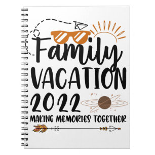 Cuaderno Vacaciones Familiares 2022 Viaje de Creación de Re