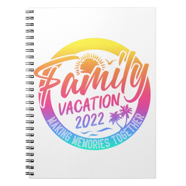 Cuaderno Vacaciones familiares haciendo que los Recuerdos j (Frente)