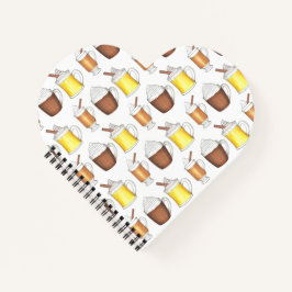 Cuaderno Vacaciones invernales calientes de cacao Rum Eggno