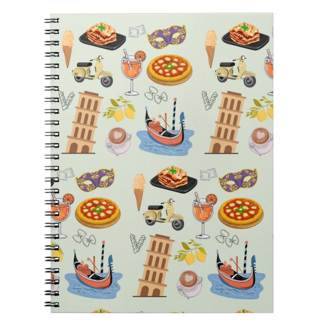 Cuaderno Vacaciones perfectas en Italia (Frente)
