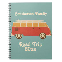 Vacaciones Retro Sixties Van Family Road Trip