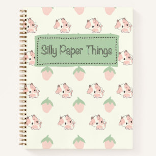 Cuaderno Vacas de fresa