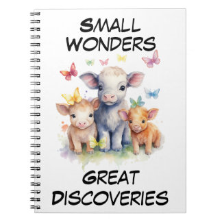 Cuaderno Vacas y mariposas personalizables