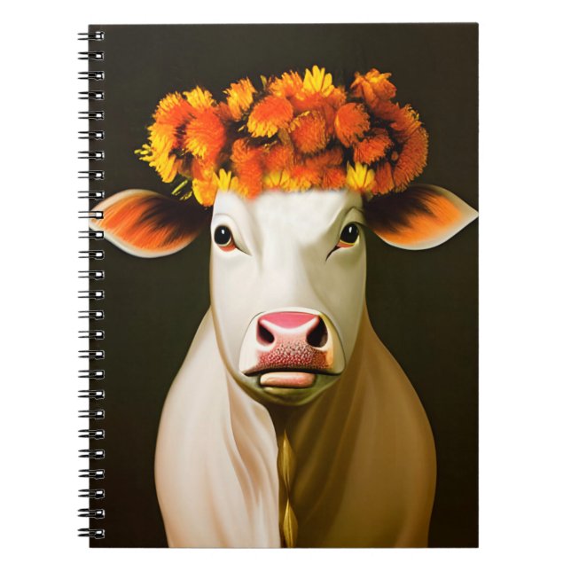 Cuaderno Vache fleurie (Frente)