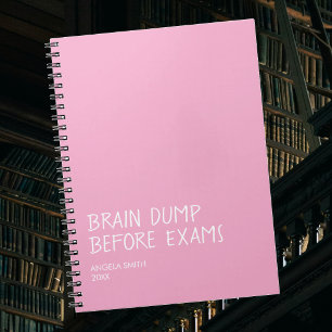 Cuaderno Vaciado de Cerebro Antes de los Exámenes – Cuadern