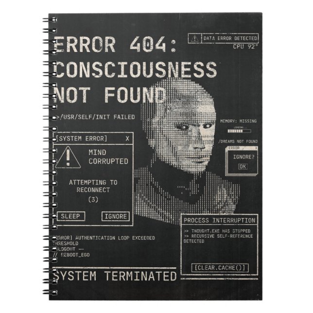 Cuaderno Vaciado - Diseño de Calzado Tecno-Brutalista (Frente)