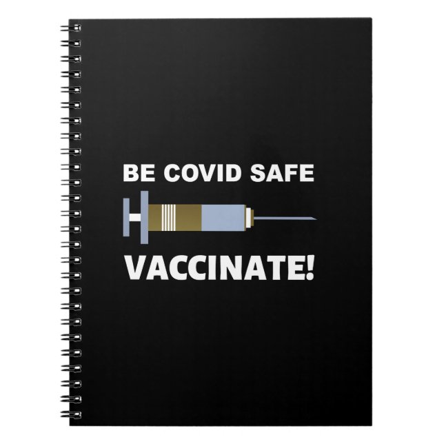 Cuaderno Vacuna Pro de Be Covid Safe (Frente)