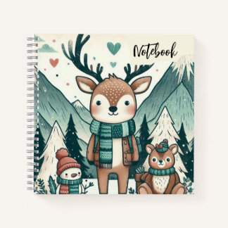 Cuaderno Vagabundos de Invierno – Familia de Ciervos Acoged