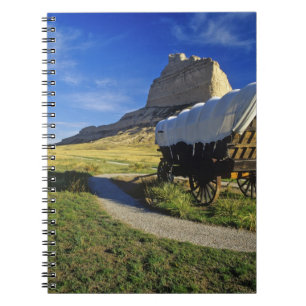 Cuaderno vagón Conestoga en Scottsbluff National