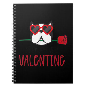 Cuaderno Valentine Dog Heart Love Día de San Valentín Love