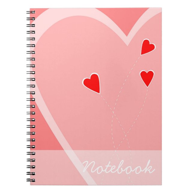 Cuaderno Valentine Hearts Notebook (Frente)