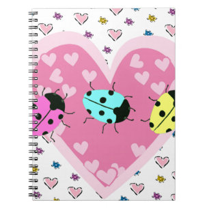 CUADERNO VALENTINE LADYBUGS