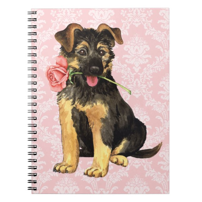 Cuaderno Valentine Rosa GSD (Frente)