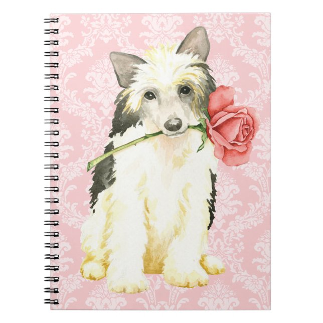 Cuaderno Valentine Rosa Powderpuff (Frente)
