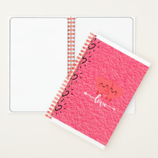 Cuaderno Valentine’s Day Love Sketch Notebook – Pink Hearts