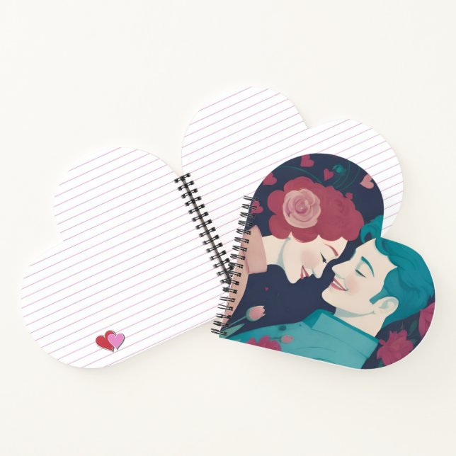 Cuaderno Valentines spiral notebook (Interior)