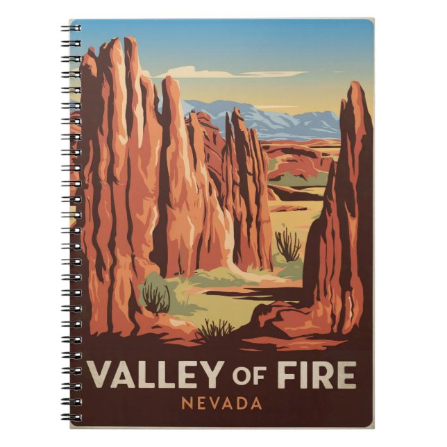 Cuaderno Valle de Fire Nevada (Frente)