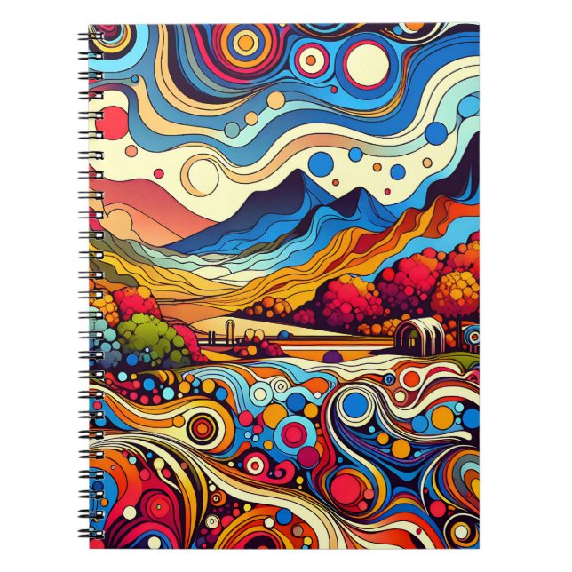 Cuaderno Valle Sinfonía de Color (Frente)