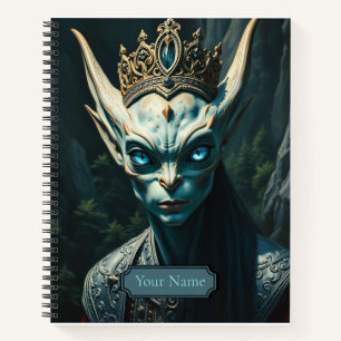 Cuaderno Valtharion el Antiguo Rey Elfo - Fantasía Oscura