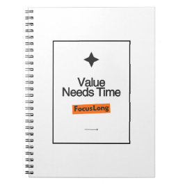 Cuaderno Value Needs Time – Investorgift