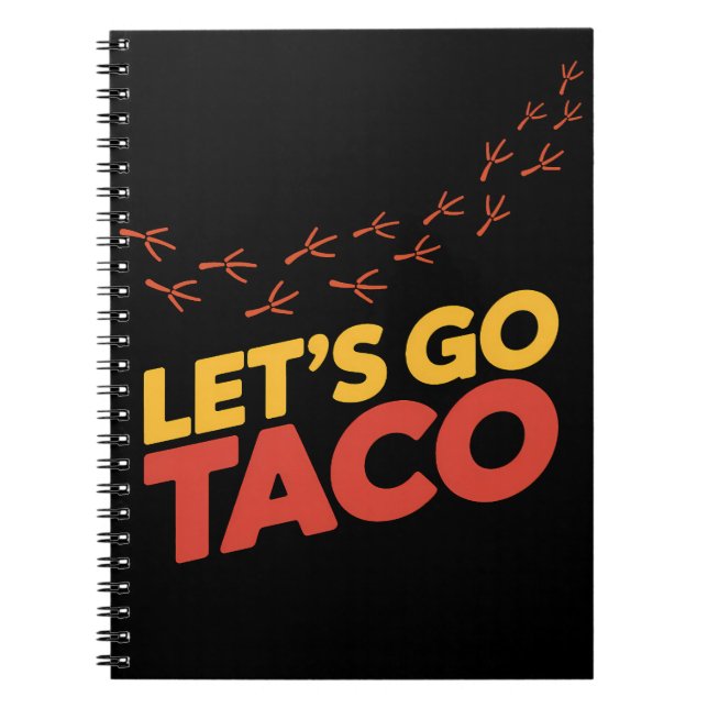 Cuaderno Vamos a las huellas de pollo de TACO (Frente)