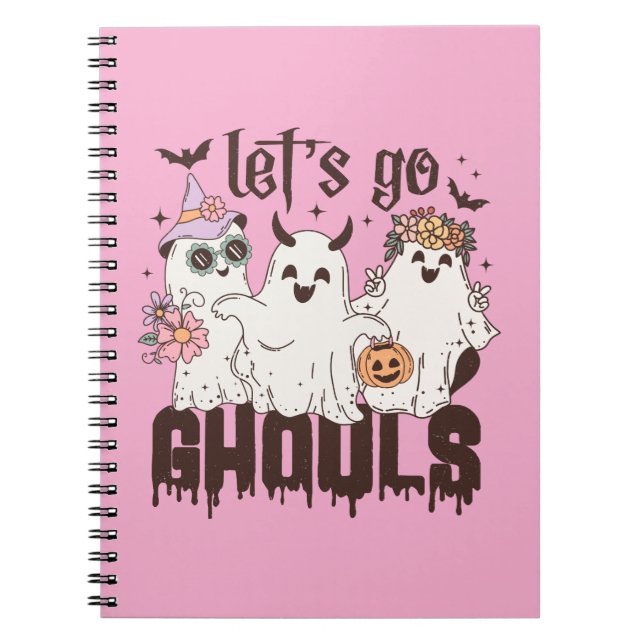 Cuaderno Vamos a los fantasmas Halloween (Frente)