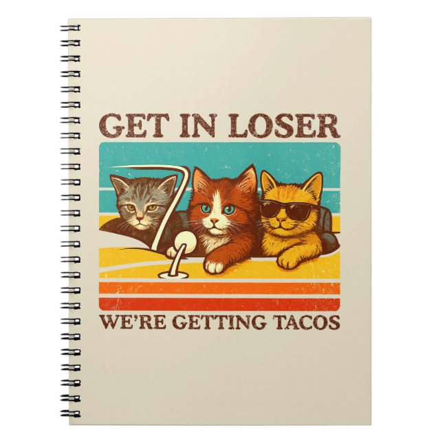 Cuaderno Vamos a perder tacos (Frente)