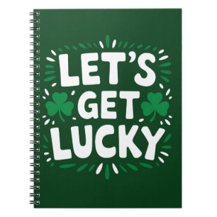 Cuaderno Vamos a tener suerte Trébol divertido Día de San P
