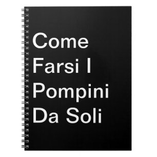 Cuaderno Vamos Farsi I Pompini Da Soli: Tacino
