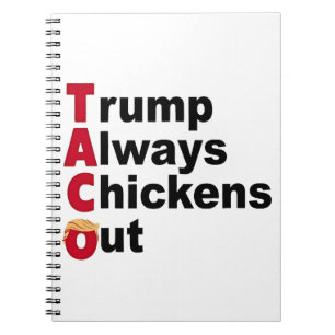 Cuaderno Vamos TACO Trump siempre se ríe