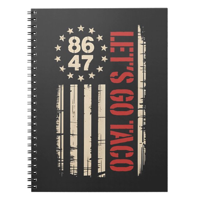 Cuaderno Vamos TACO Trump siempre se ríe (Frente)