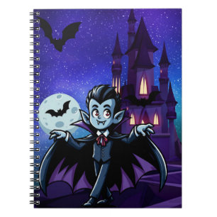 Cuaderno Vampión de Halloween, caprichoso