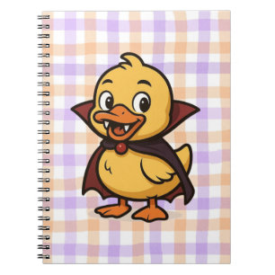 Cuaderno Vampión de pato de Halloween personalizado