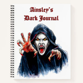 Cuaderno Vampiress Dark Journal Gothic Notebook