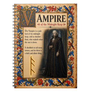Cuaderno Vampiro, Arte de Bestiario Medieval